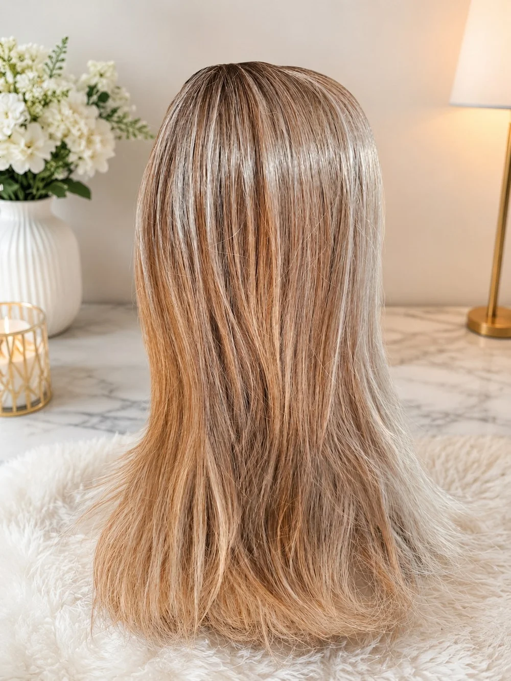 Belle Tress Balance HF British Milktea Wig Pre-Loved Tag Box
